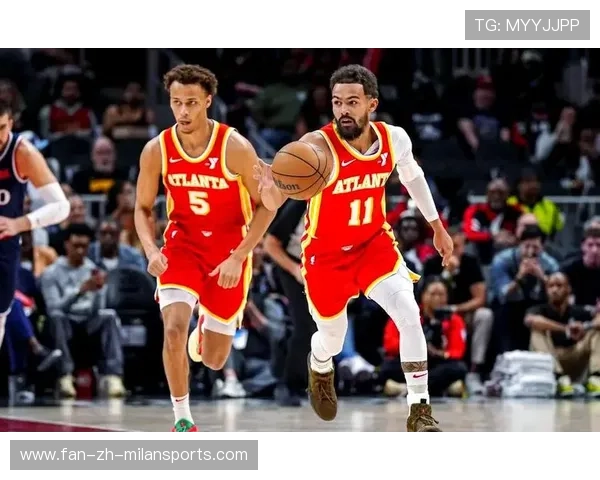 亚特兰大老鹰阵地进攻，特雷杨挡拆取分